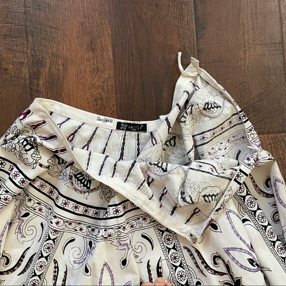 Boho maxi skirt, authentic wardrobe piece from the soap Passions, approx size 6* - Picture 15 of 16